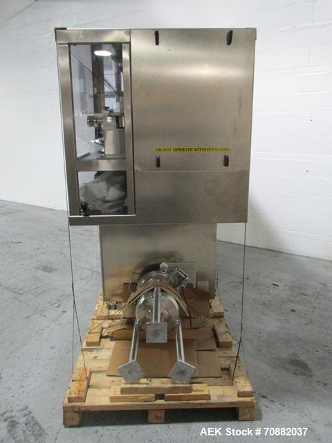 Used Proditec Visitab2 tablet inspection system, rated up to 300,000 tablets per hour, designed to handle multiple shaped tablets from round, oval, triangle, etc, 6 cameras, 2 lane with centrifugal b...