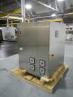 Used Used GEA Daiichi Viswill tablet video inspection system, model TVIS-EX3, rated to speeds of 350,000 tablets/hr through put, designed to handle 5-12 mm diameter to 2-8 mm round tablets, 5-12 mm w...