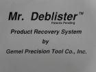 Used Gemel Mr. Deblister Product Recovery System