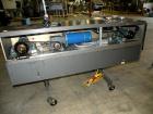 Used Lakso QA Inspection Table Consisting Of: (1) Lakso model 64 feeder, consisting of (1) feed hopper, approximate 1850 cubic inch capacity, (1) Eriez Magnetics model 0 variable speed vibrating sift...