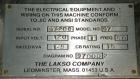 Used Lakso QA Inspection Table Consisting Of: (1) Lakso model 64 feeder, consisting of (1) feed hopper, approximate 1850 cubic inch capacity, (1) Eriez Magnetics model 0 variable speed vibrating sift...