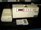Used Dr. Schleuniger Pharmatron Tablet Hardness Tester, Model 6D. Approximate capacities: 25 tablets/3 minutes. Thickness 0-15mm (0-0.6’’), diameter 0-35mm (0-1.4’’), hardness and tolerance 400-500-8...