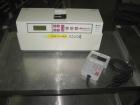 Used Dr. Schleuniger Pharmatron Tablet Hardness Tester, Model 8M. Approximate capacities: 25 tablets/3 minutes. Thickness 0-15mm (0-0.6’’). Optional diameter 0-35mm (0-1.4’’), and hardness 0-400N.