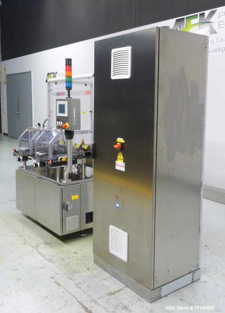 Used IMA Model V300 Small Volume Parenteral Vial Tray Loader. Vaccine Tray Load