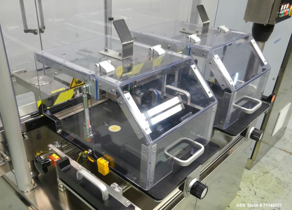 Used IMA Model V300 Small Volume Parenteral Vial Tray Loader. Vaccine Tray Load