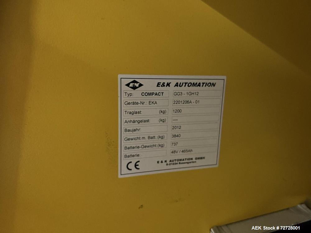 Used E & K Automation Automated Guide Vehicle System