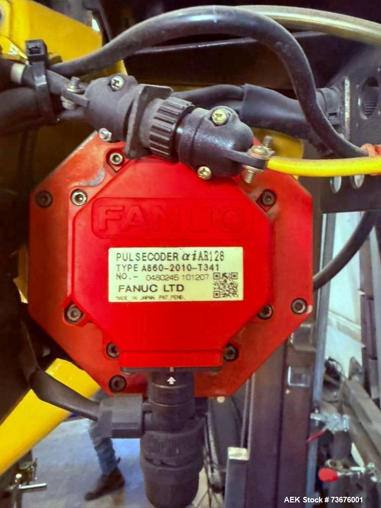 Used FANUC ARC Mate 120iC Robotic Arc Welding System with Lincoln Electric Power Wave i400