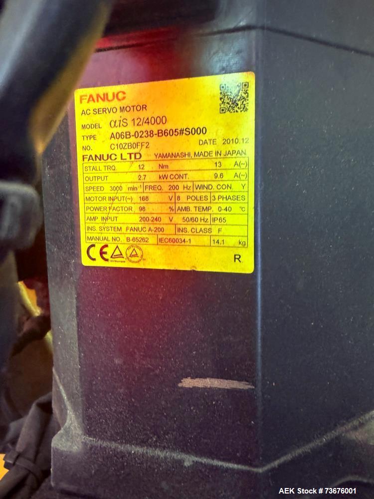 Used FANUC ARC Mate 120iC Robotic Arc Welding System with Lincoln Electric Power Wave i400
