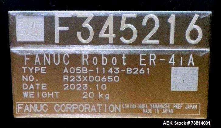 Fanuc ER-4iA Teaching Robot (Used, 2023, ~10 h Run Time)