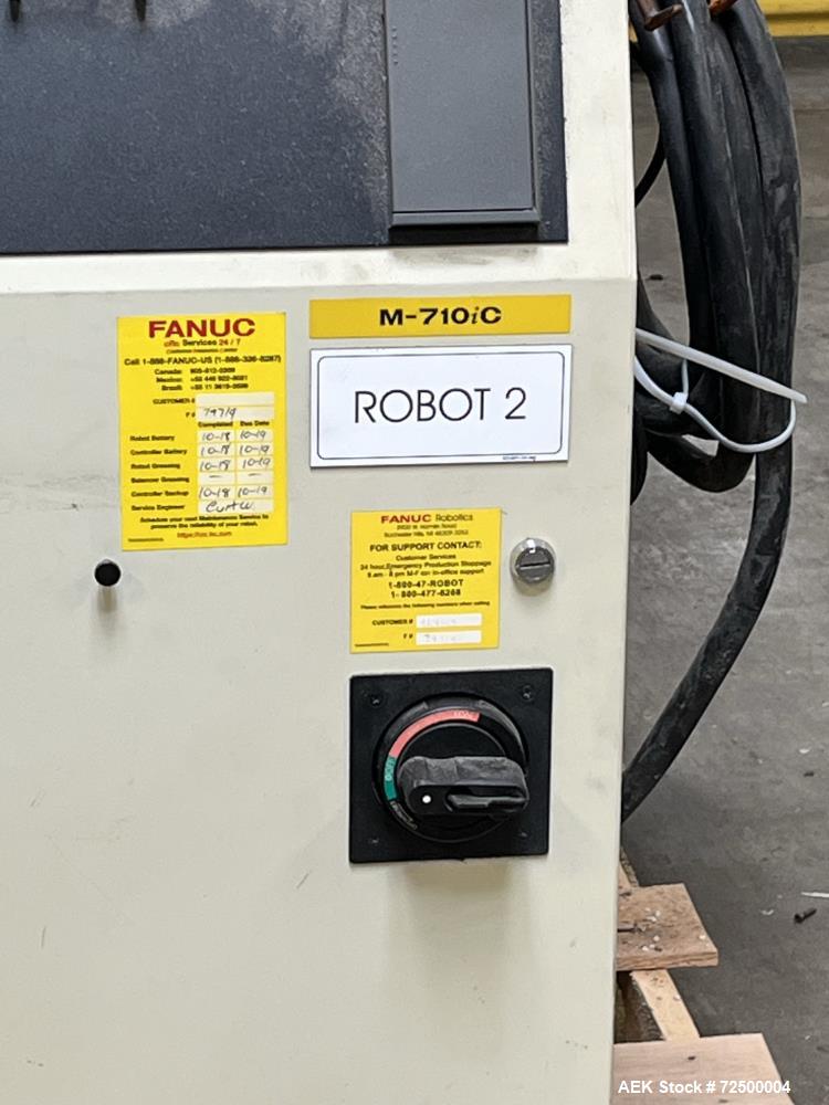 Used Fanuc 6-Axis Articulating Toploader Robot