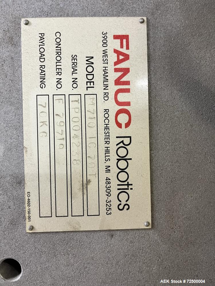 Used Fanuc 6-Axis Articulating Toploader Robot