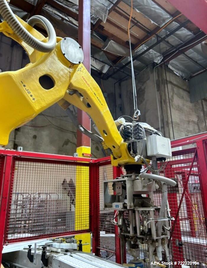 Used Fanuc M-420iA Industrial Robot | 4-Axis 40kg Palletizing Robot w/ R-J3iB Control
