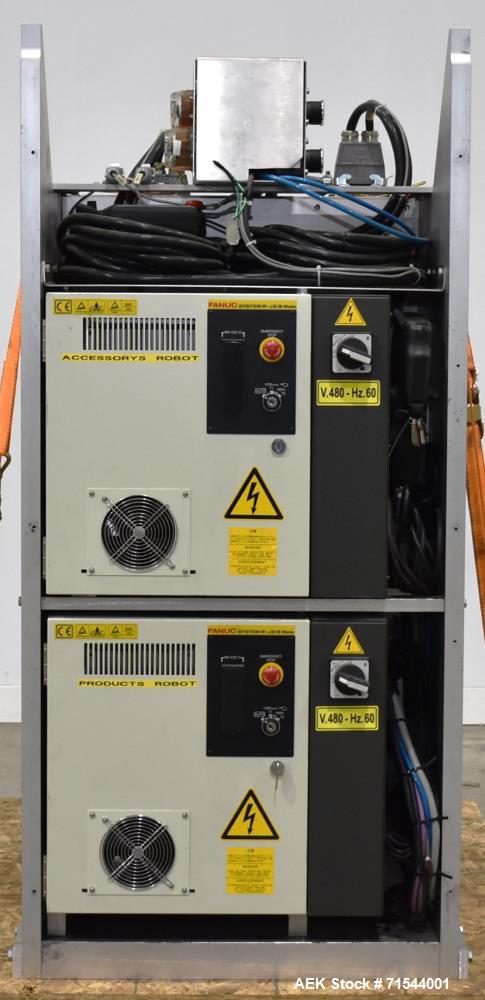 Used FANUC LR Mate 100iB Industrial Robots Set of 2 with Controllers