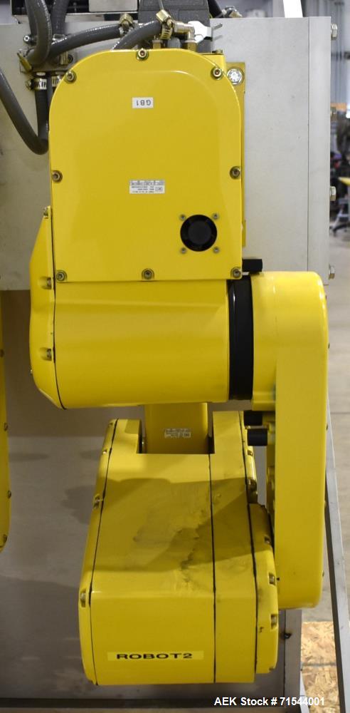Used FANUC LR Mate 100iB Industrial Robots Set of 2 with Controllers
