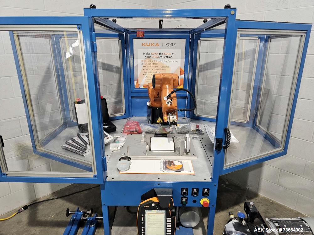 Used KUKA RP KR 6 R700 Mobile Robotic Training Cell with KR C4 Compact Controller & Educational Package