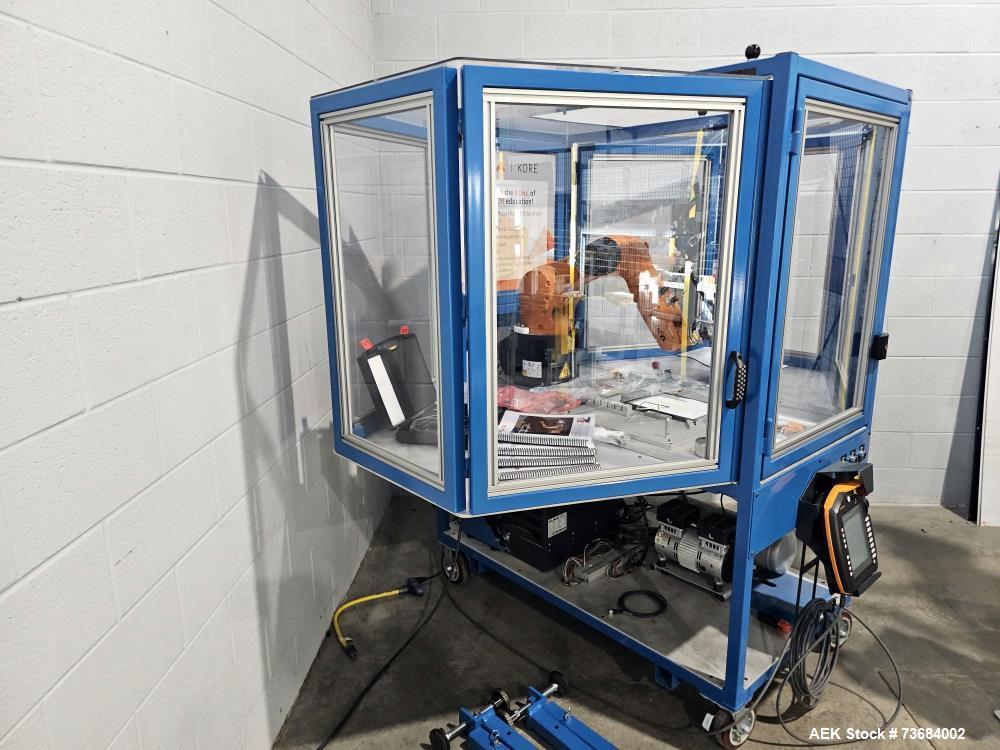 Used KUKA RP KR 6 R700 Mobile Robotic Training Cell with KR C4 Compact Controller & Educational Package