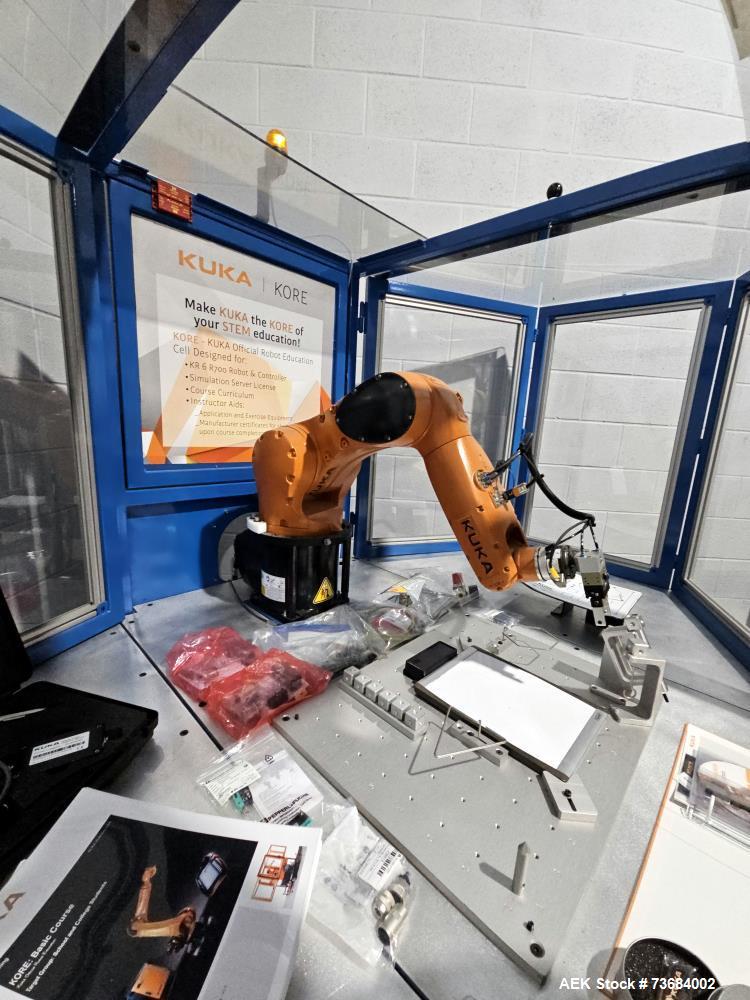 Used KUKA RP KR 6 R700 Mobile Robotic Training Cell with KR C4 Compact Controller & Educational Package