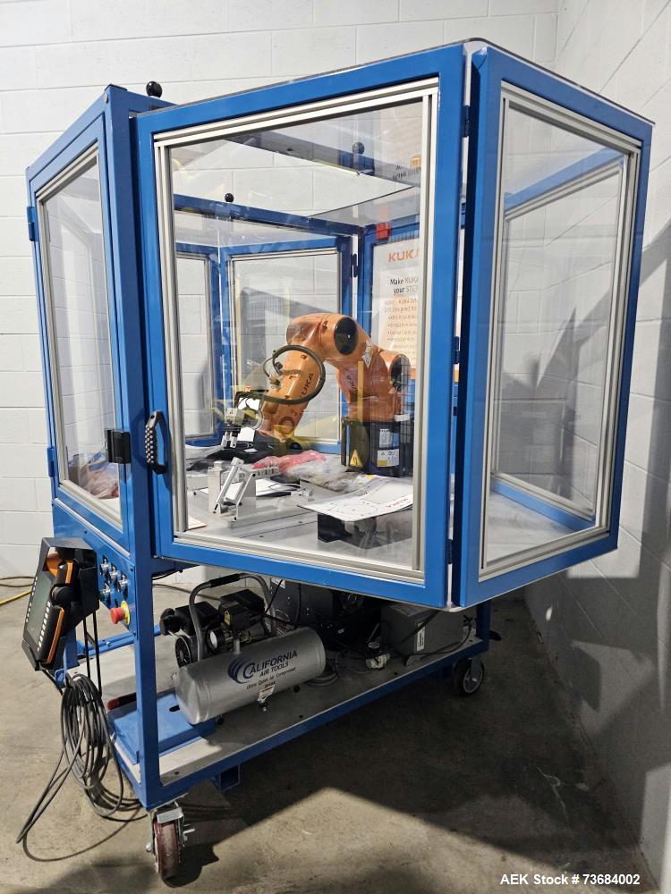 Used KUKA RP KR 6 R700 Mobile Robotic Training Cell with KR C4 Compact Controller & Educational Package