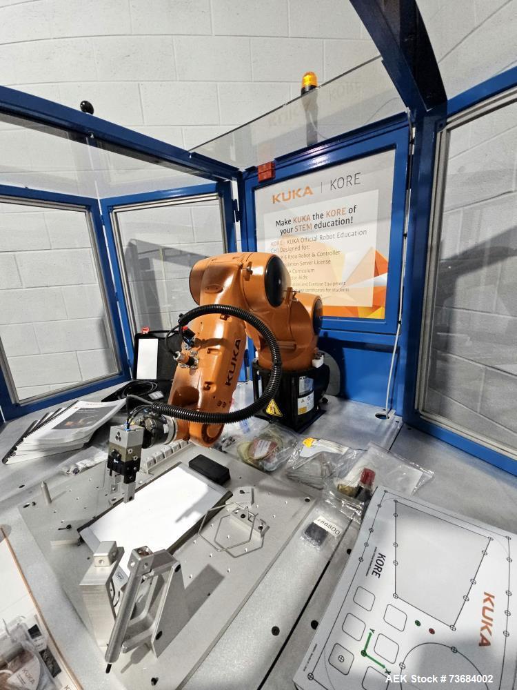 Used KUKA RP KR 6 R700 Mobile Robotic Training Cell with KR C4 Compact Controller & Educational Package