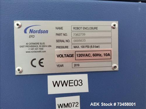 Used 2019 Nordson G4V 3-Axis Fluid Dispensing Robot – Dual Units, Enclosures, Attachments
