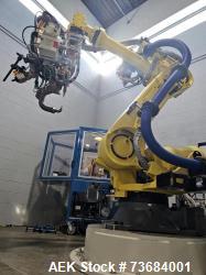 Used Fanuc R-2000iC/210F Heavy Payload 6-Axis Industrial Robot with R-30iB Controller & Welding Gun