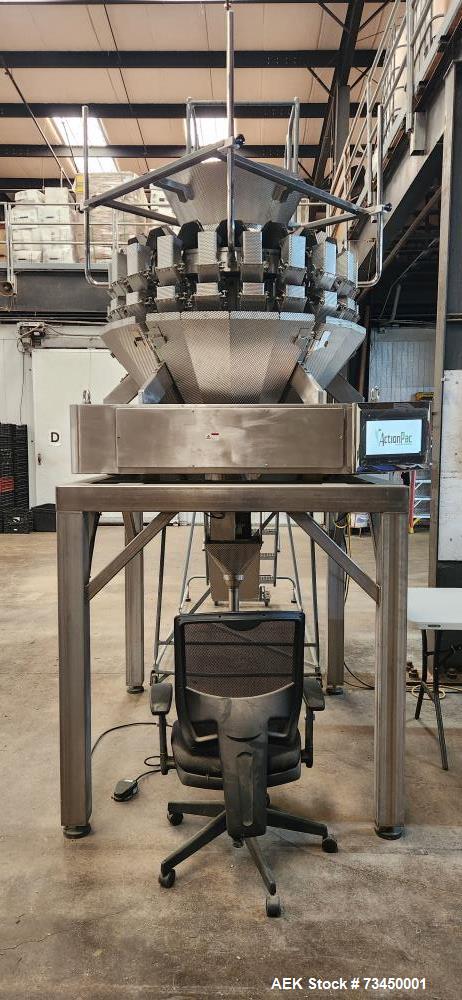 Used ActionPac Radial 420 20-Head Combination Scale – Dual Discharge, 1.6L Buckets, 2021