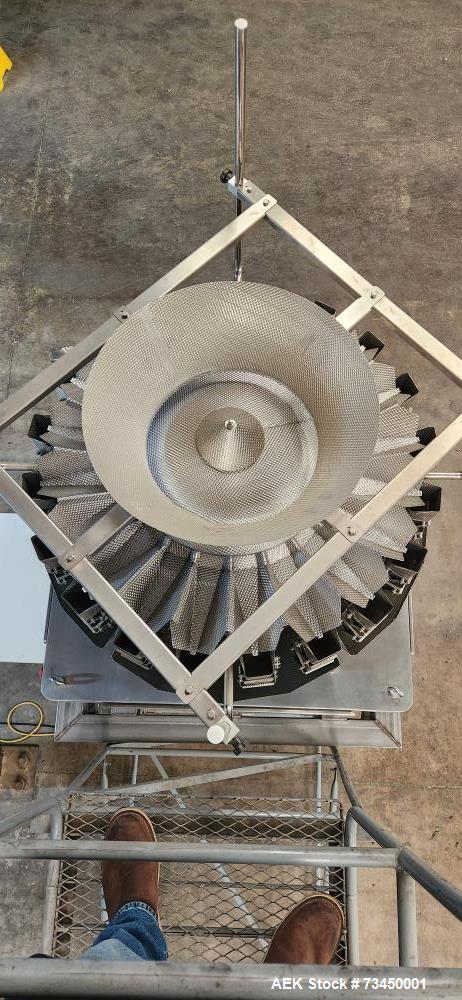 Used ActionPac Radial 420 20-Head Combination Scale – Dual Discharge, 1.6L Buckets, 2021