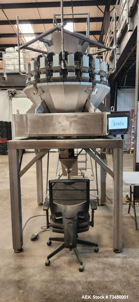 Used ActionPac Radial 420 20-Head Combination Scale – Dual Discharge, 1.6L Buckets, 2021