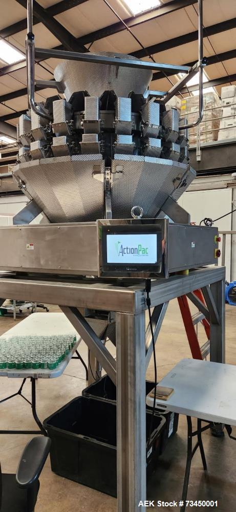 Used ActionPac Radial 420 20-Head Combination Scale – Dual Discharge, 1.6L Buckets, 2021