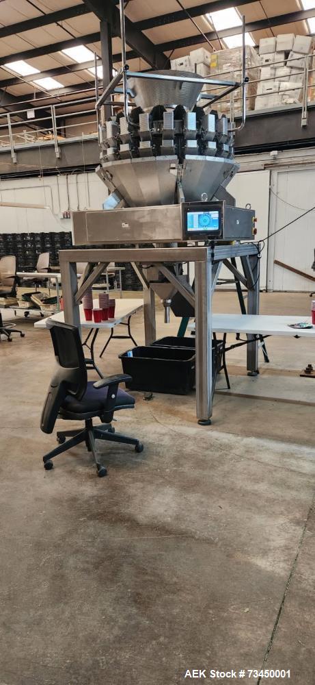 Used ActionPac Radial 420 20-Head Combination Scale – Dual Discharge, 1.6L Buckets, 2021