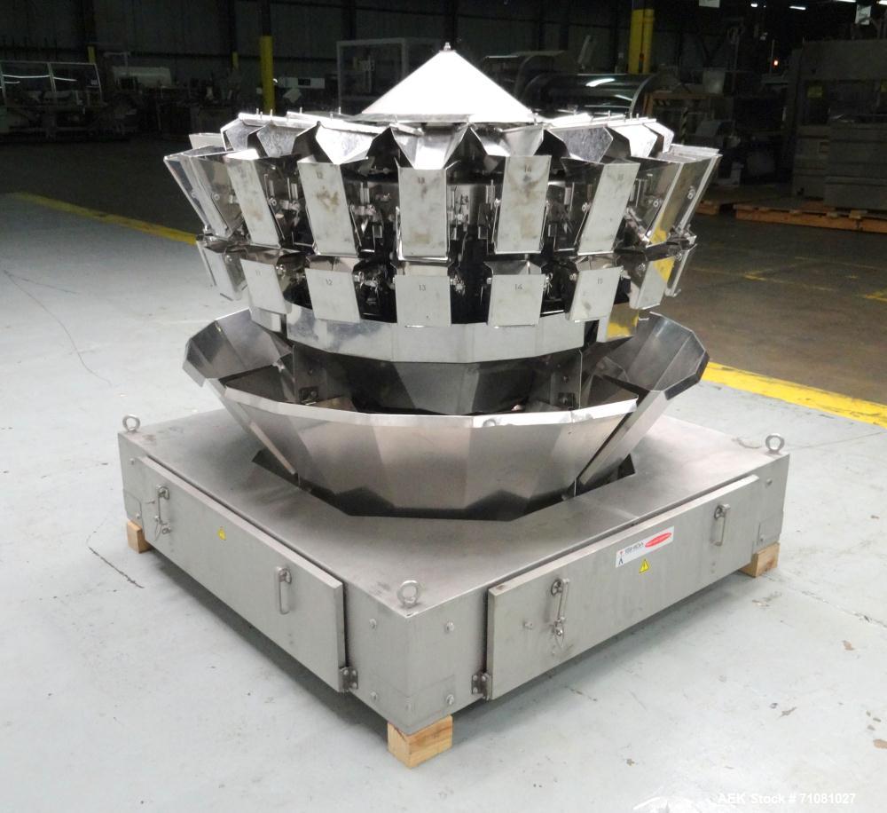 Used Ishida Model CCW-DZ-220W-D/20-WP 20-Head Computer Weigher