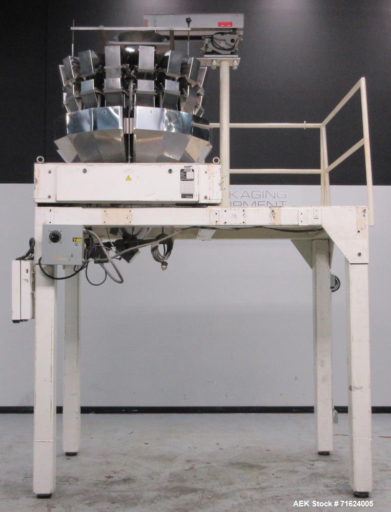 Used Ishida Model CCW-EZ-216 / 30 16 Head Smooth Bucket Combination Scale