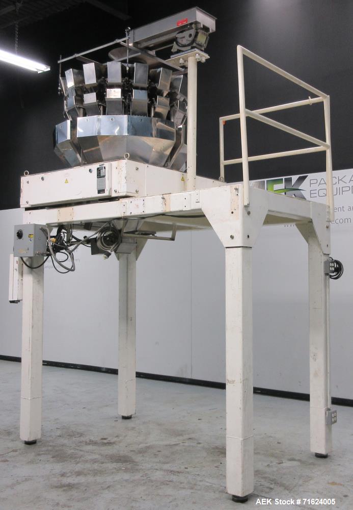Used Ishida Model CCW-EZ-216 / 30 16 Head Smooth Bucket Combination Scale
