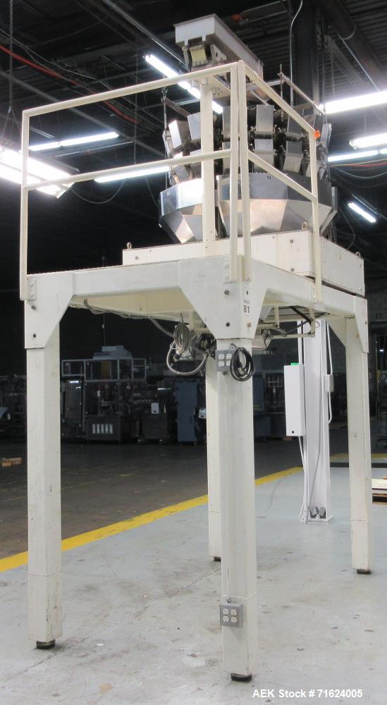 Used Ishida Model CCW-EZ-216 / 30 16 Head Smooth Bucket Combination Scale