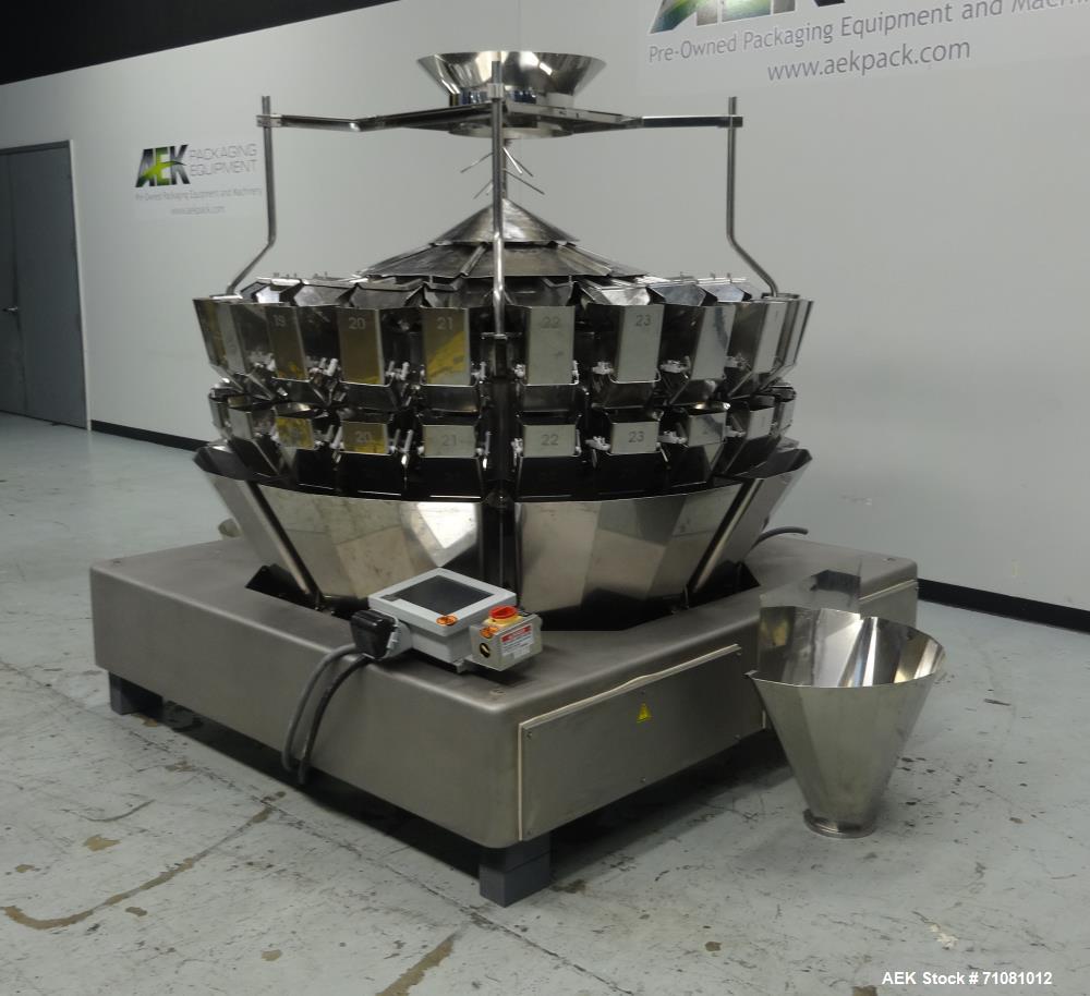 Used Ishida CCW-M-224W-D/30-WP-3A Combination Net Weigh Scale for Shredded Chees