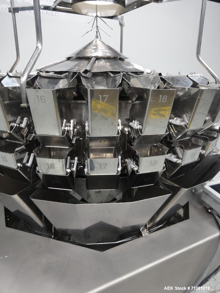 Used Ishida CCW-M-224W-D/30-WP-3A Combination Net Weigh Scale for Shredded Chees
