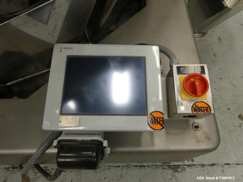 Used Ishida CCW-M-224W-D/30-WP-3A Combination Net Weigh Scale for Shredded Chees