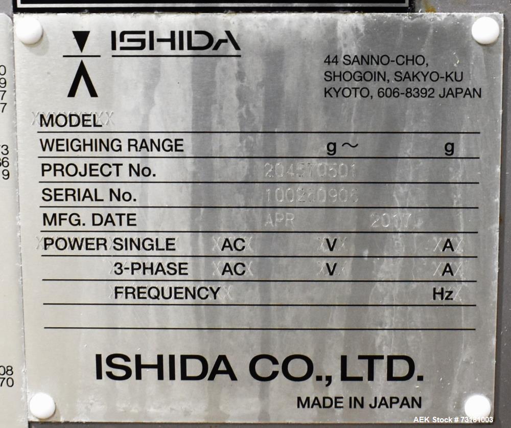 Used Ishida CCW-RV-214W-1S/30-H Combination Scale – 140 WPM, Parts Machine