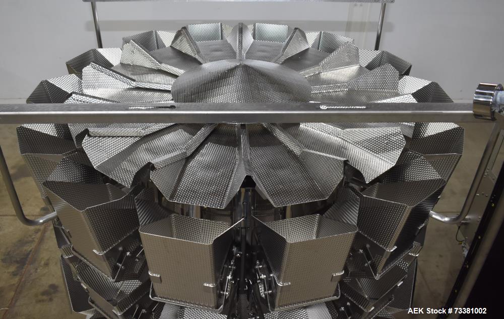 Used Ishida CCW-RV-214W-1S/70-WP Multi-Head Weigher – 14L Buckets, Waterproof