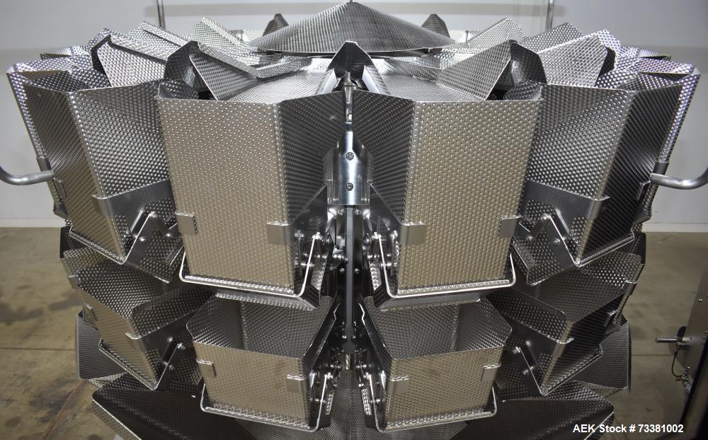 Used Ishida CCW-RV-214W-1S/70-WP Multi-Head Weigher – 14L Buckets, Waterproof