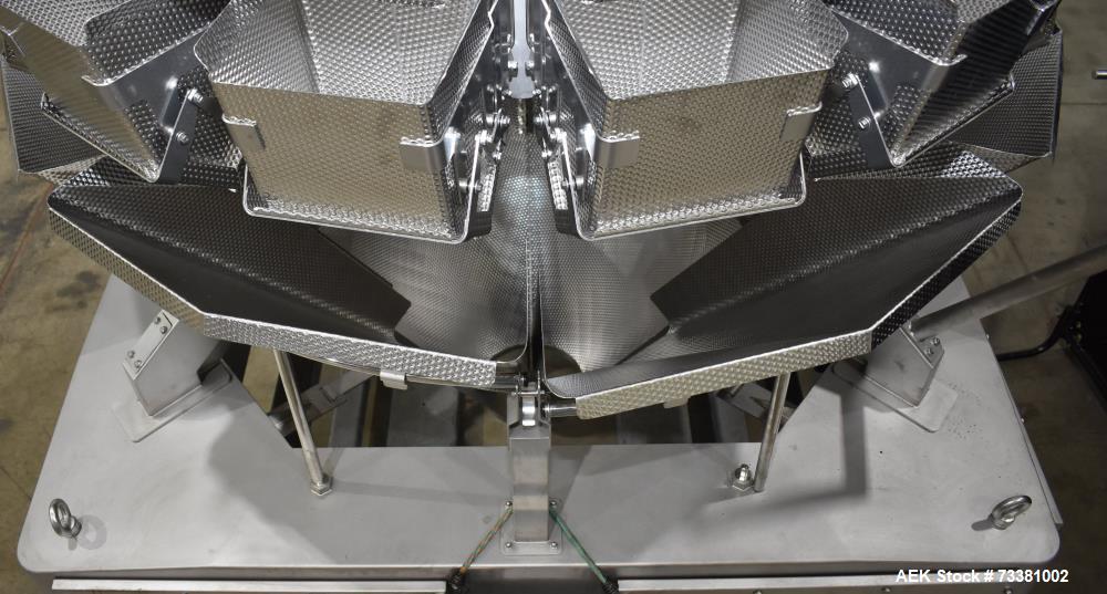 Used Ishida CCW-RV-214W-1S/70-WP Multi-Head Weigher – 14L Buckets, Waterproof