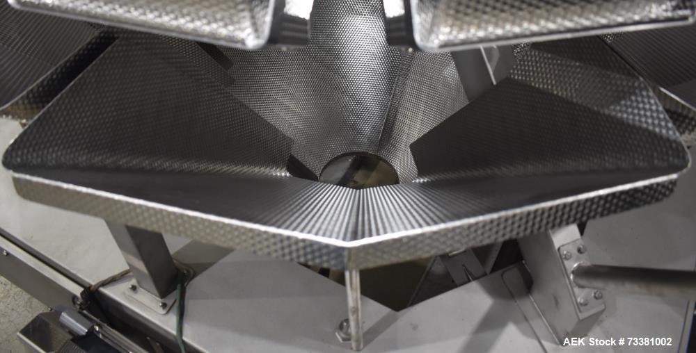 Used Ishida CCW-RV-214W-1S/70-WP Multi-Head Weigher – 14L Buckets, Waterproof