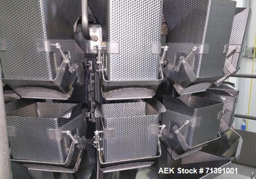 Used Ishida Multihead Weigher, Model CCW-RZ-214W-S/60-WP