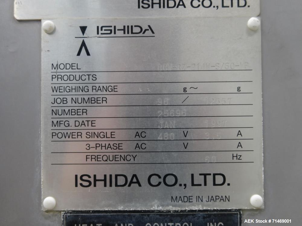 Used Ishida Model CCW-RZ-214W-S/60-WP Dimpled Bucket 14 Head Combination Scale