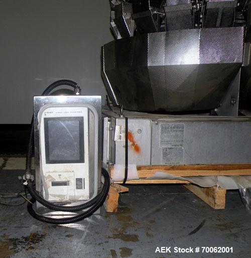 Used Ishida 16 Head Multi-Purpose Weigher, Model CCW-Z-216B-D/30-WP, Stainless Steel Contact Parts. Designed for different weights of up to four products simultaneously, for discharge into the same p...
