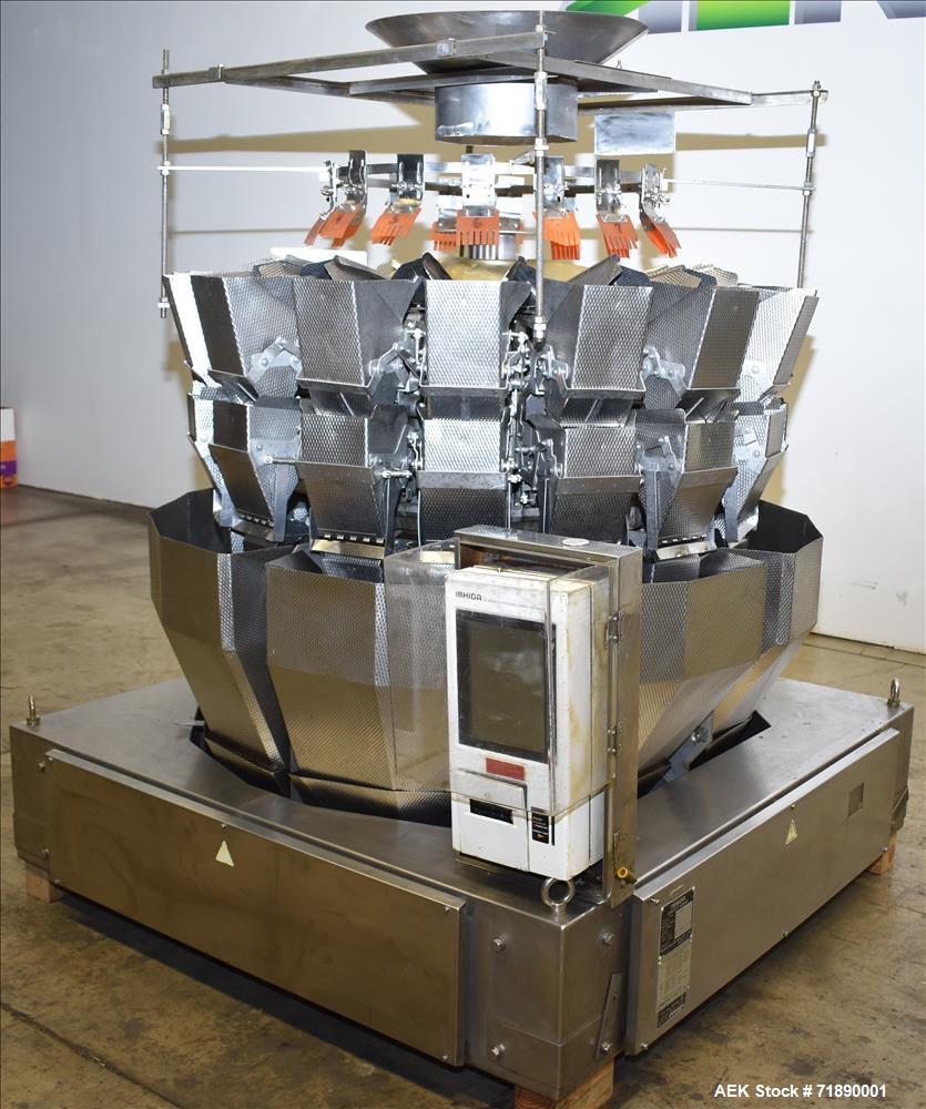 Used Ishida Dimpled/Embossed Bucket Combination Net Weigh Scale