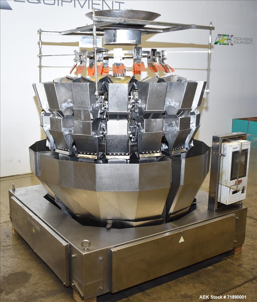 Used Ishida Dimpled/Embossed Bucket Combination Net Weigh Scale