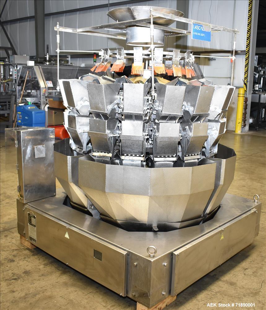 Used Ishida Dimpled/Embossed Bucket Combination Net Weigh Scale