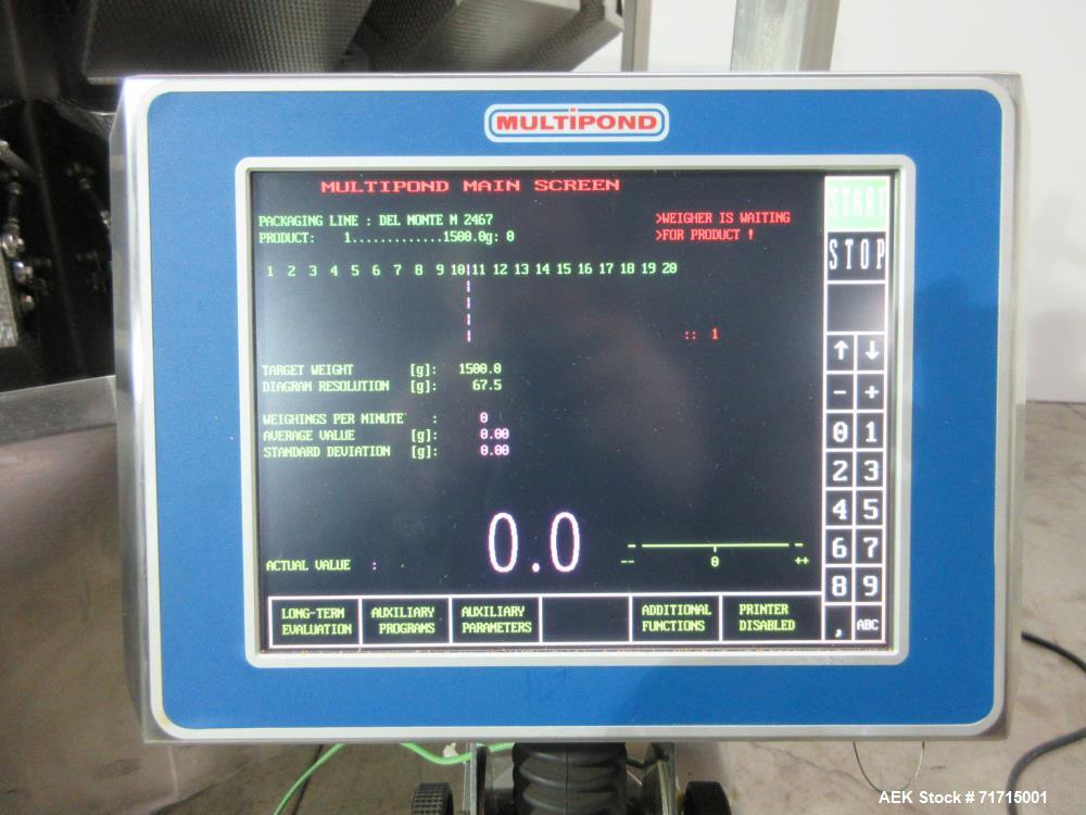 Used Multipond Model MP2034-FFC Combination Scale