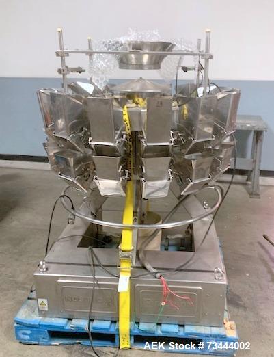 Used Ohlson AC Series 14-Head Scale – Multihead Weigher for Food Packaging